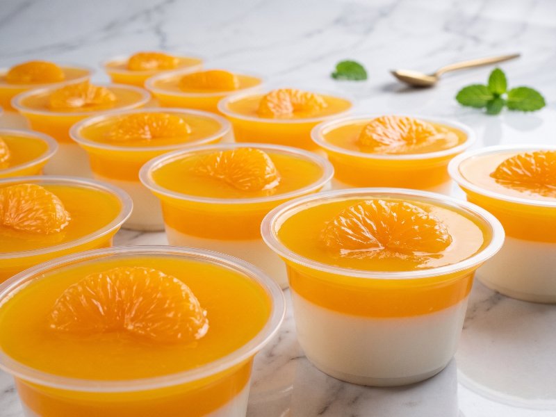 Puding Jeruk Mandarin