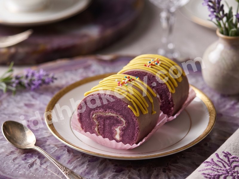Roll Cake Mini Bluberi
