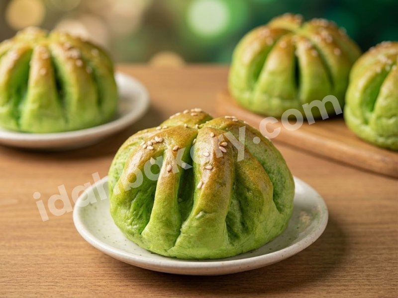 Roti Pandan Kacang Ijo